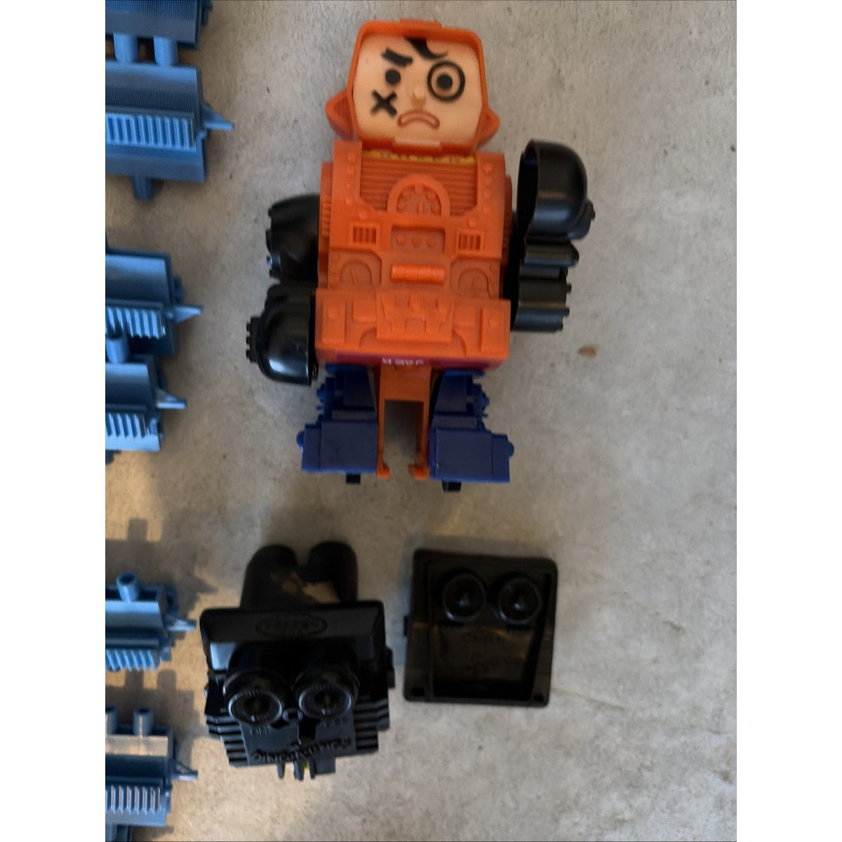 Vintage 1971 Topper Toys Ding-a-Ling Robot Boxer Straight Space Skyway