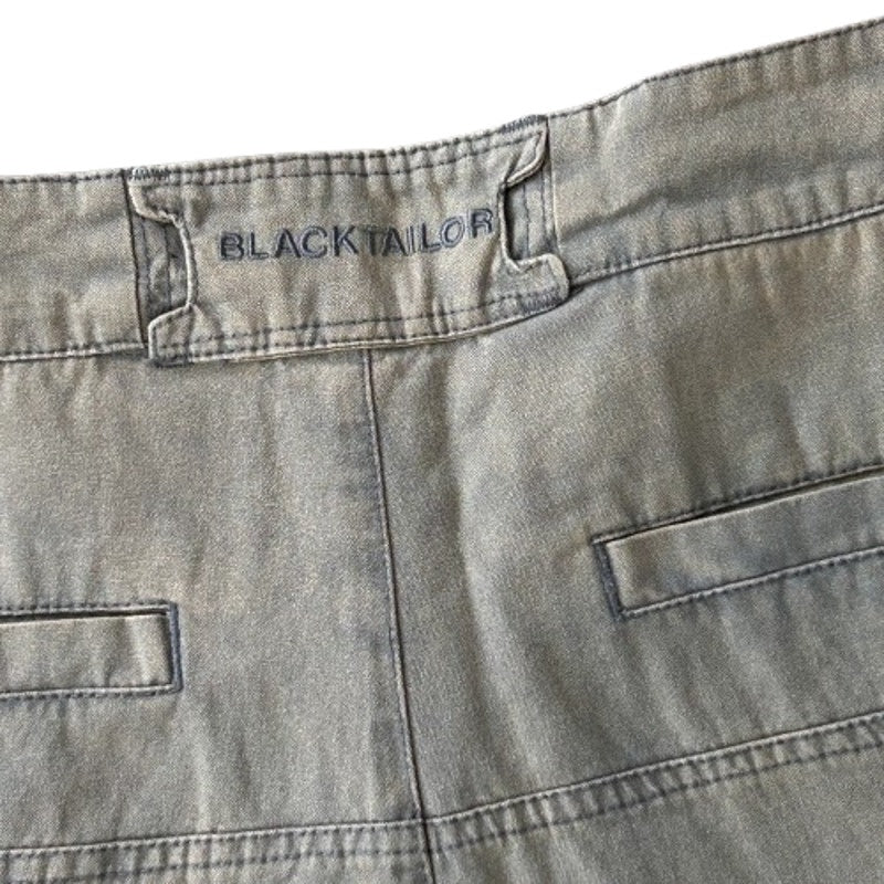Blacktailor Dark Tan Black Washed Cargo Pants Mens Size 34 x 32 NEW