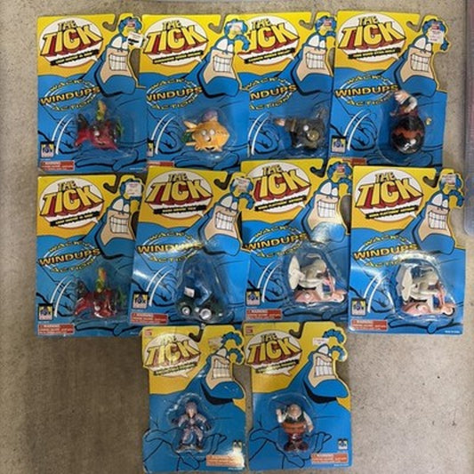 THE TICK Bandai Series 8 Wacky Windups Plus Two 3" Figures NEW