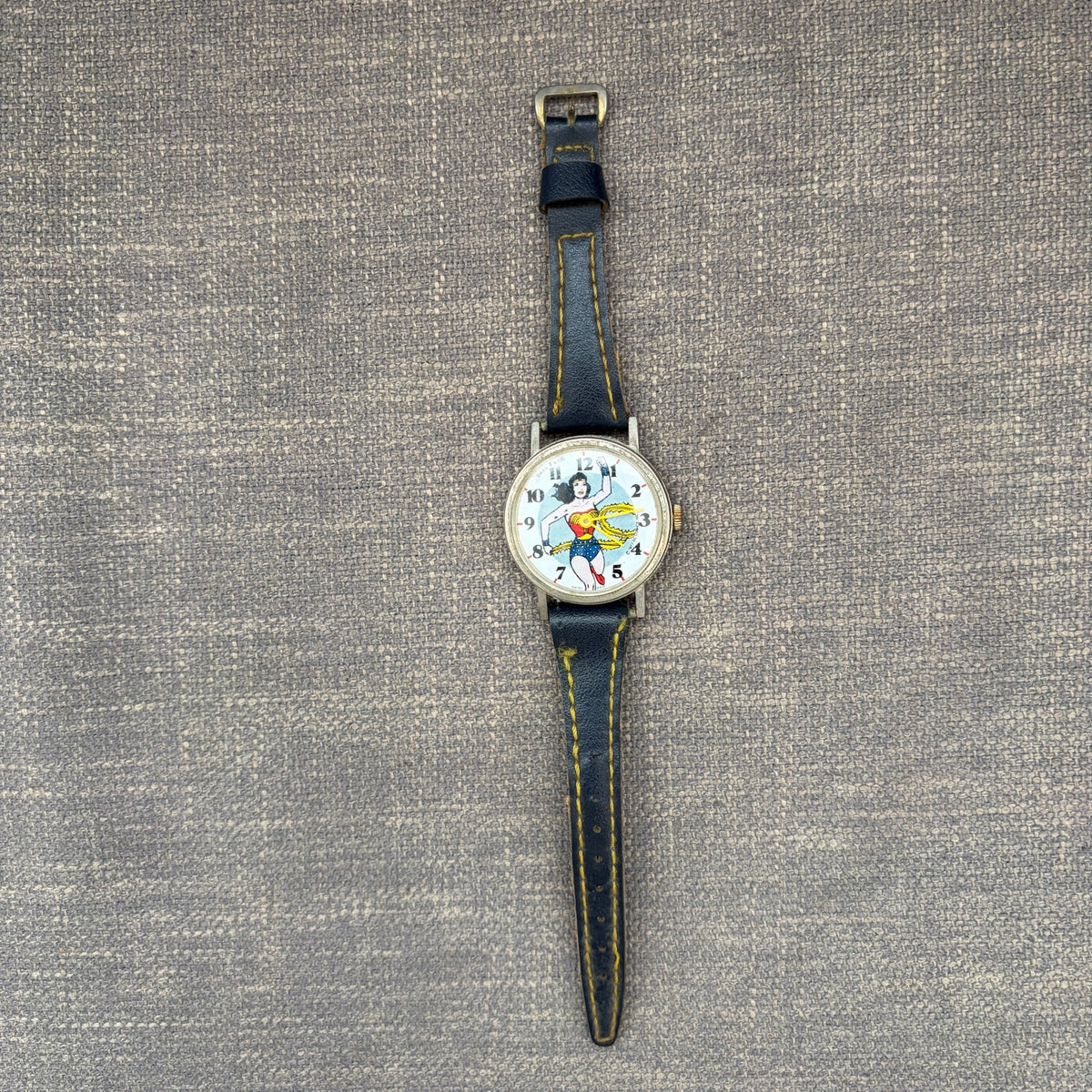Vintage 1977 DC Comics Wonder Woman Mechanical Wristwatch