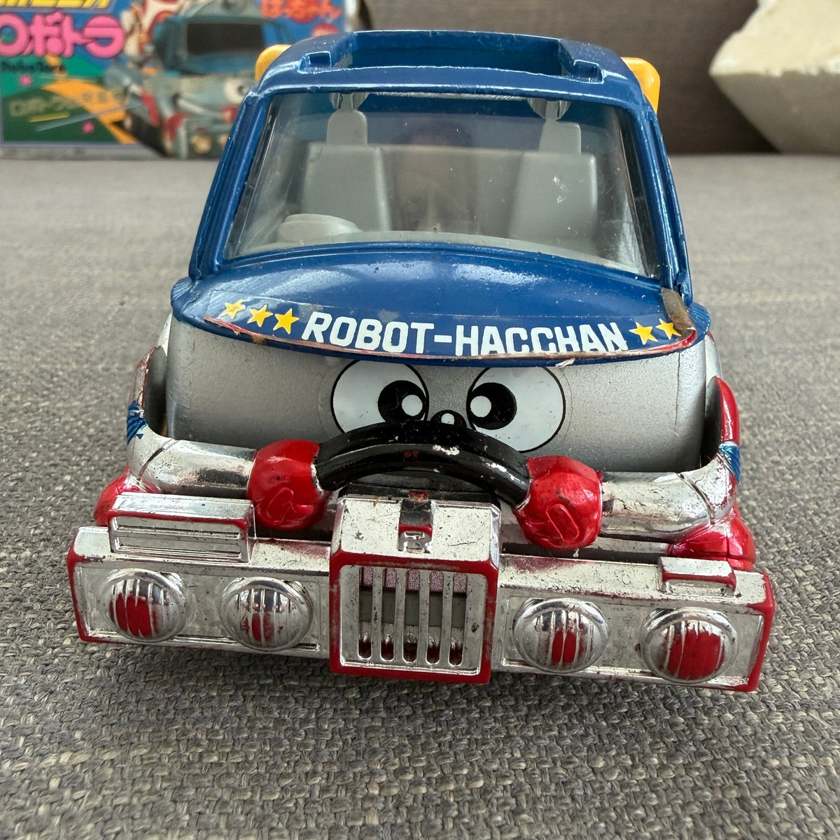 Vintage 1982 Popy Popinica Series PC-27 Robotra Truck Robot Hacchan With Box