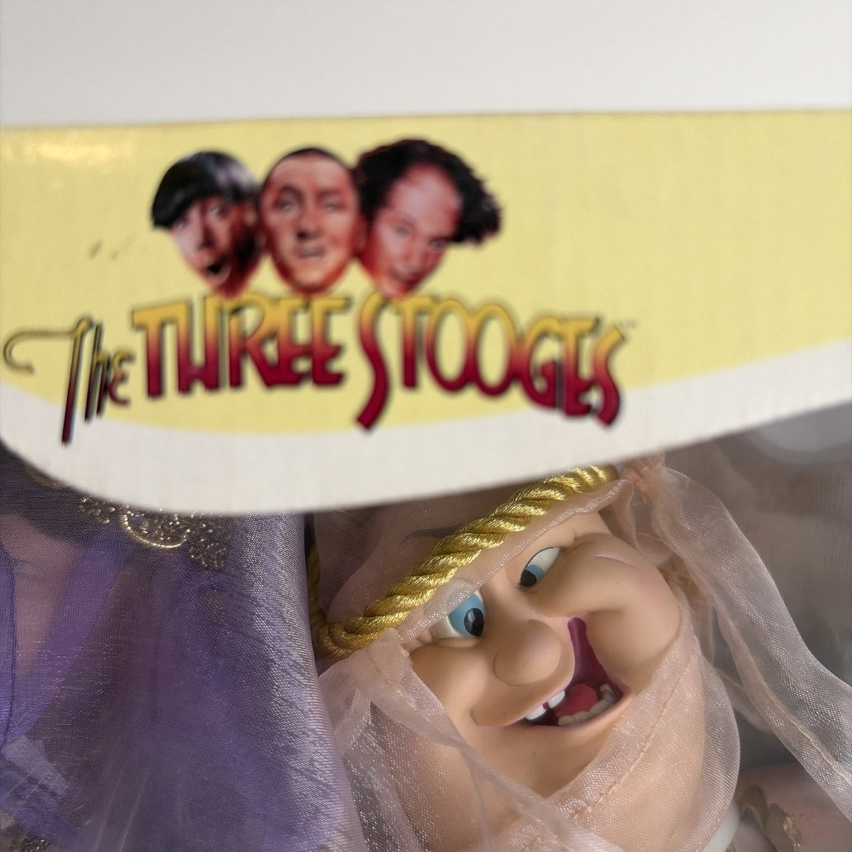 1997 SPUMCO THREE STOOGES DOLLS TOY EXPO NEW IN BOX