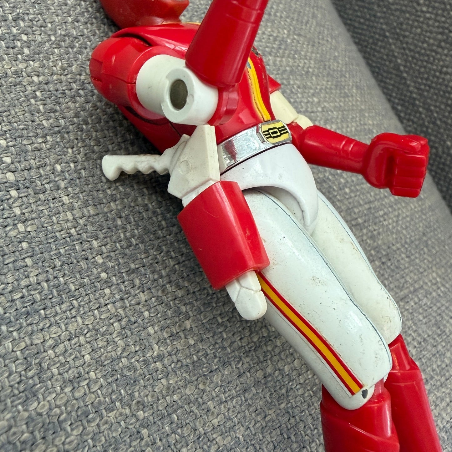 Popy Chogokin Dyna Red 1983 Japan Kagaku Sentai Dynaman Die-Cast 4.5" Tall