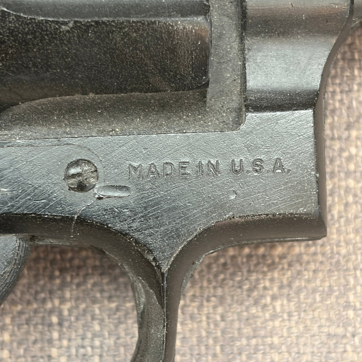 Vintage Smith & Wesson Rubber Movie Prop Gun Made in USA Non Firing Replica