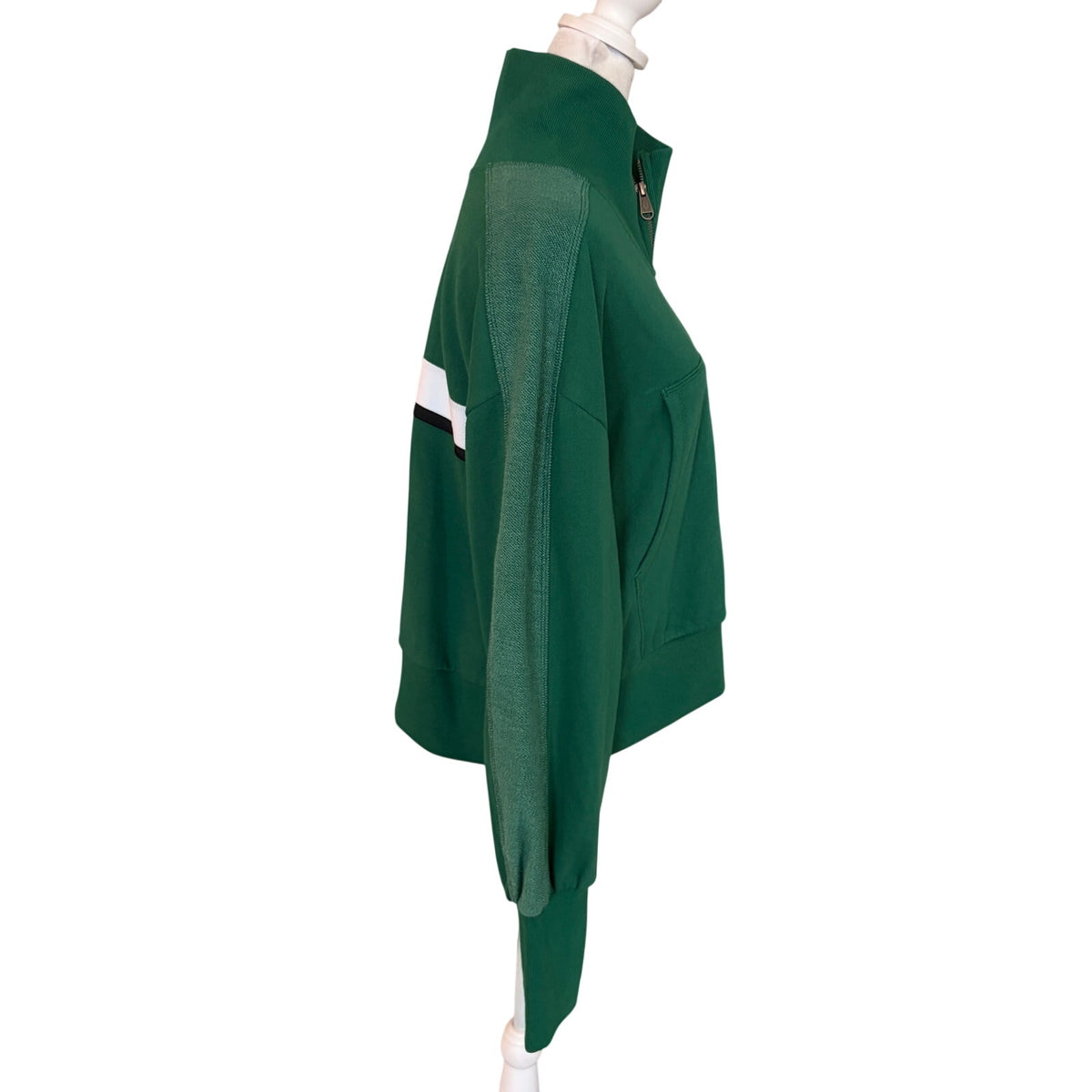 Free People Movement Green High Jump Full Zip Sweatshirt Jacket Women Size Small