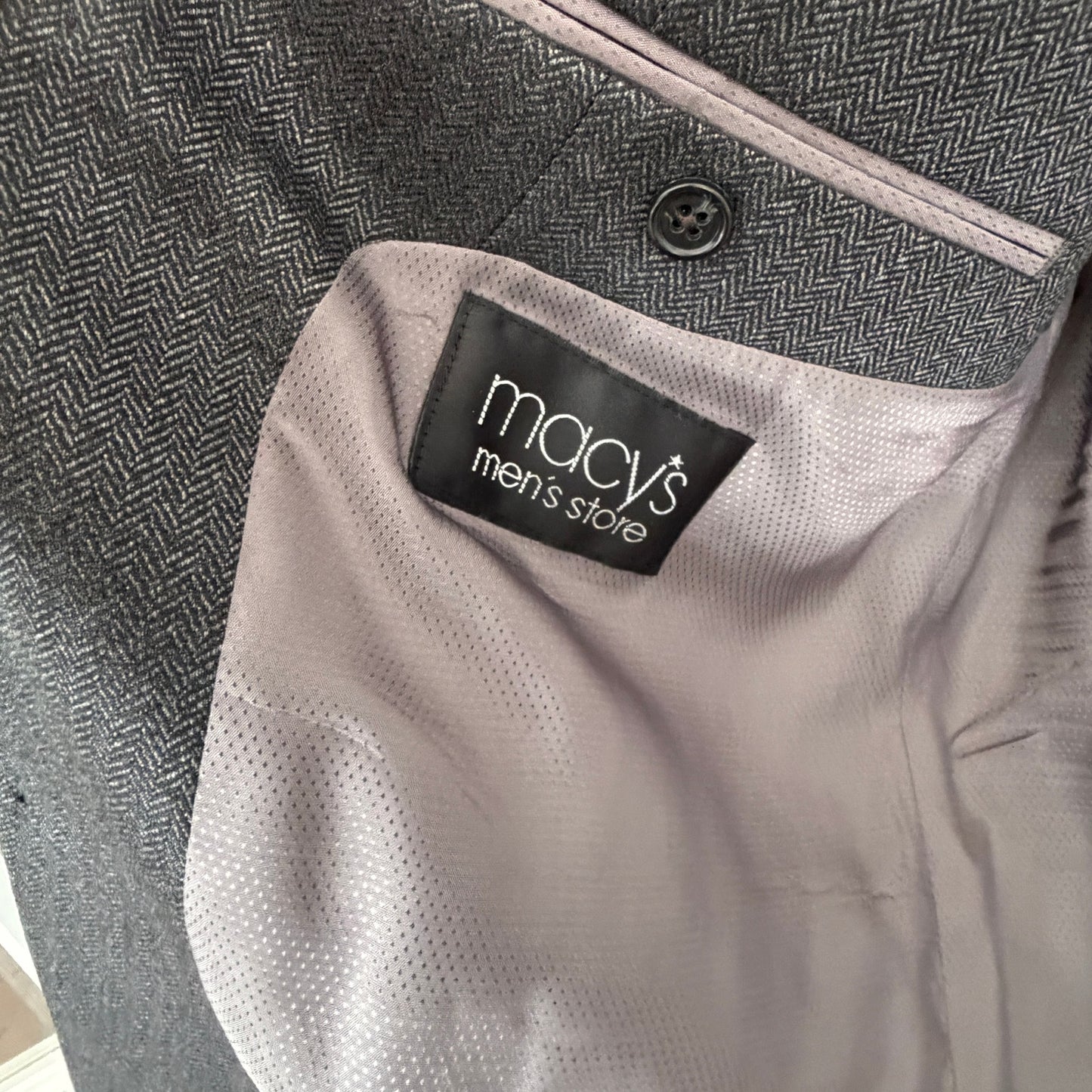 Michael Kors Gray Blazer Jacket Sport Coat Men's Size 46R