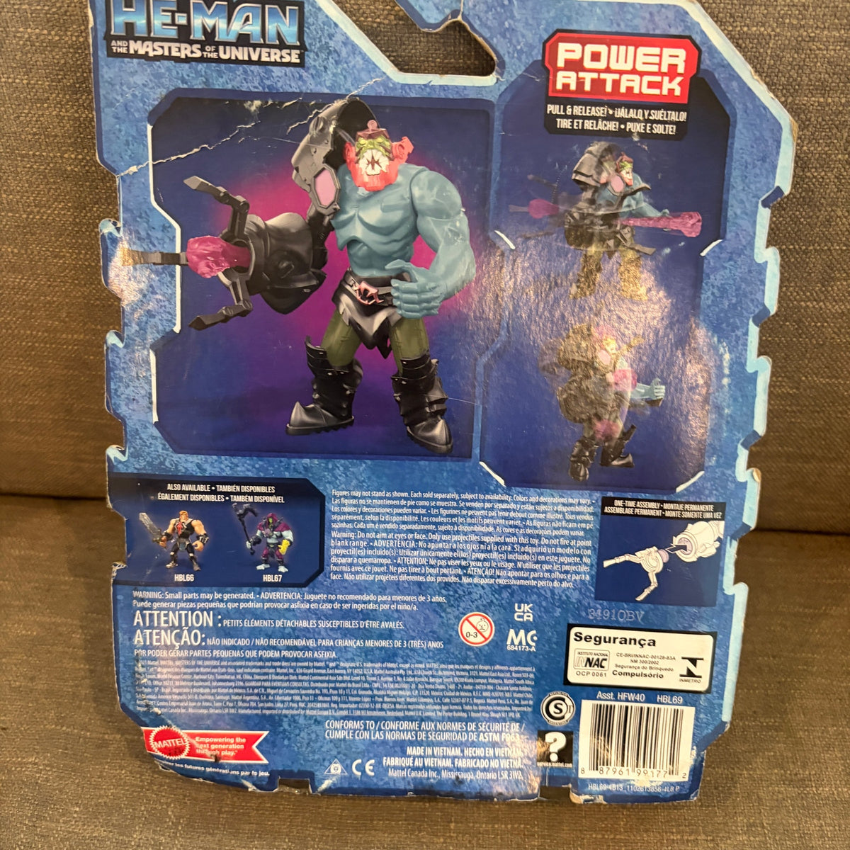 He-Man and the Masters of the Universe Power Attack Trap Jaw NEW