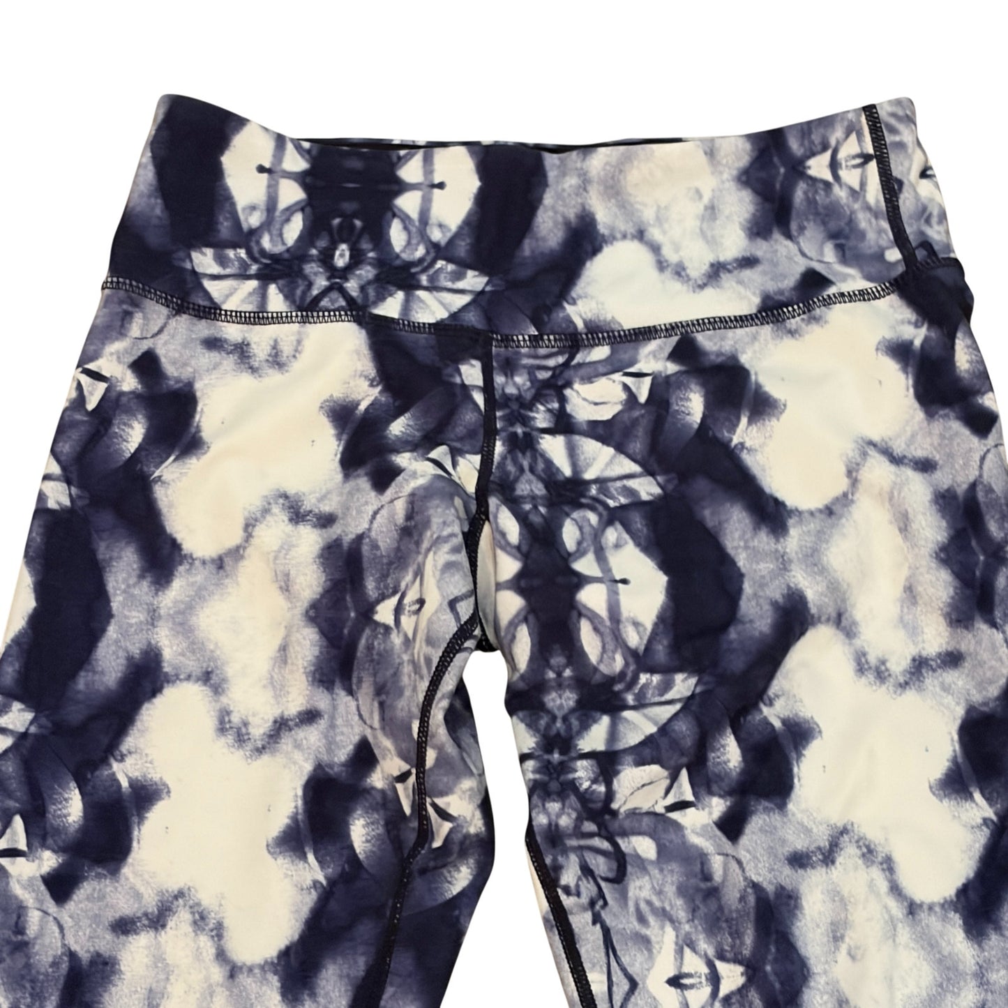 Lululemon Dark Blue Tie Dye Wonder Under Legging Womens Size 6