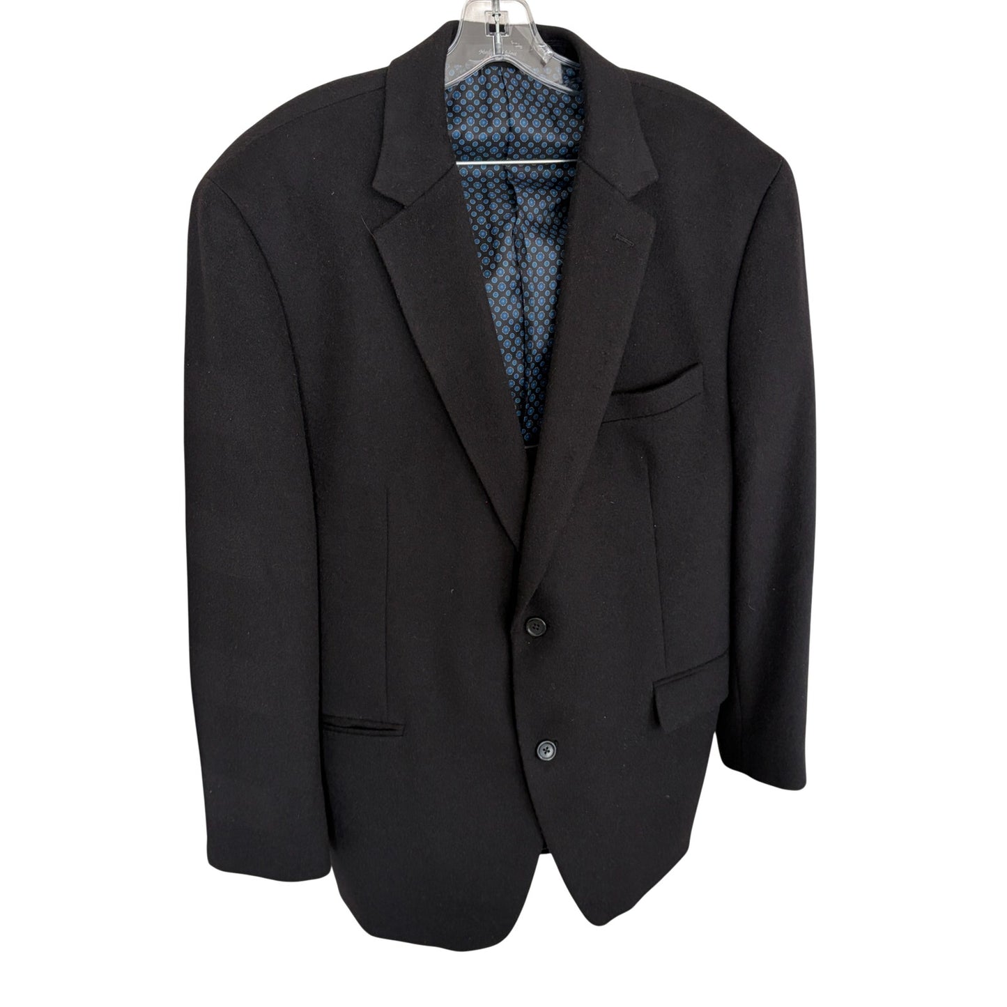 Michael Kors Black 100% Camel Hair Blazer Jacket Sport Coat Men's Size 46R