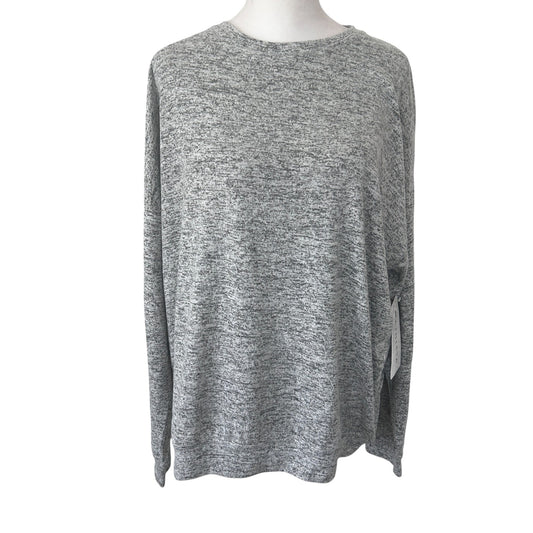 Athleta Heather Gray Mindful Pullover Womens Size Small NEW
