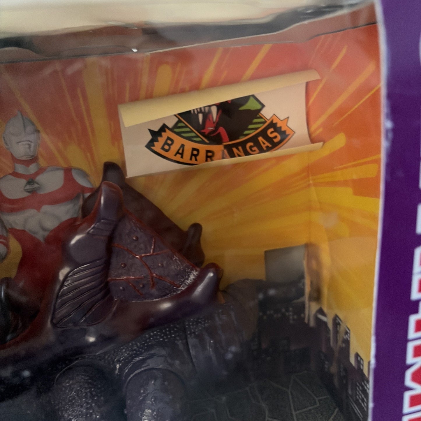 1991 Ultraman Alien Intruder Series / BARRANGAS Figure / Dreamworks / with Box