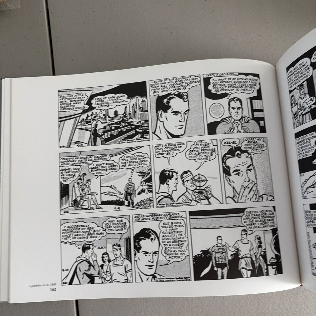 1959 - 1961 Superman The Silver Age Dailies DC Comics Hardcover Book
