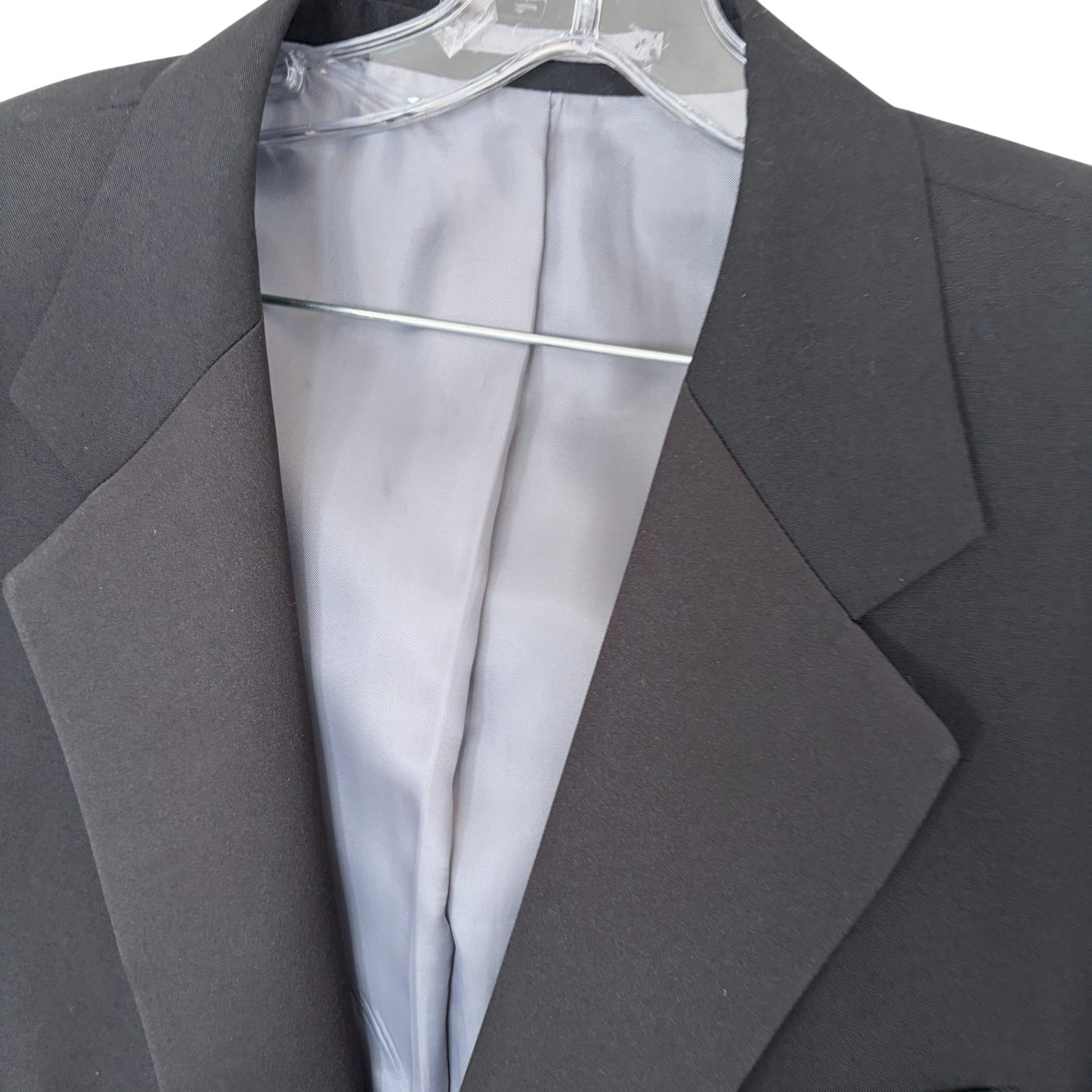 Andre Vachon Black Blazer Suit Jacket Sport Coat Men's Size 46R