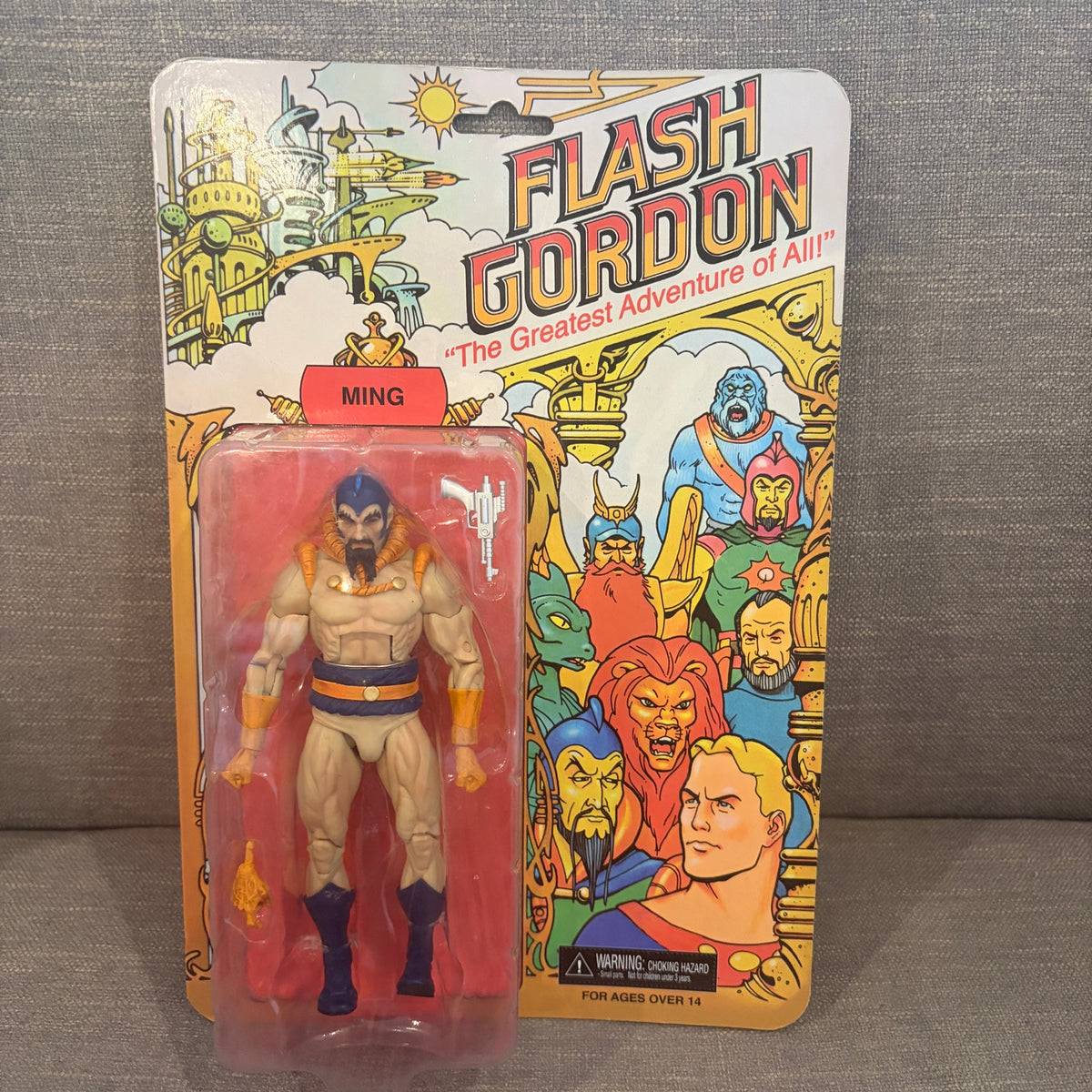 Flash Gordon The Greatest Adventure of All 8" Ming Action Figure NEW