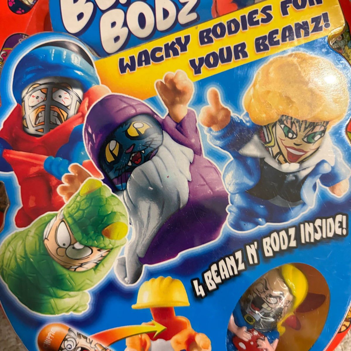 Vintage Mighty Beanz Bodz Moose Toys Series 1 Beans Bodies NEW