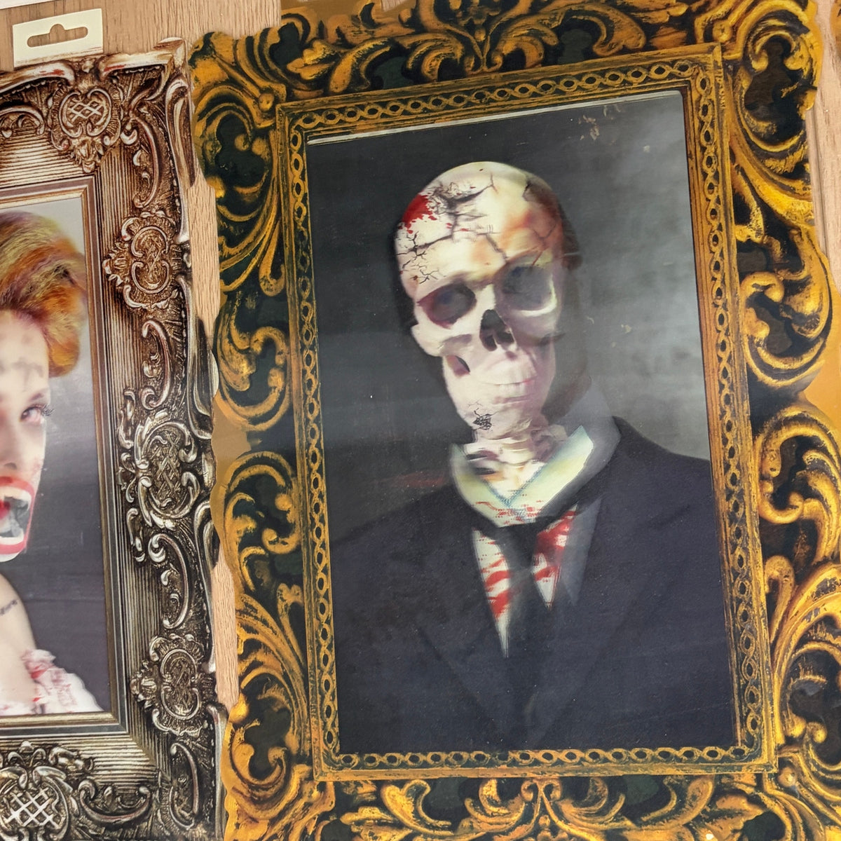 LOT 6 Halloween Lenticular 3D Posters Skeleton Zombie Haunted House