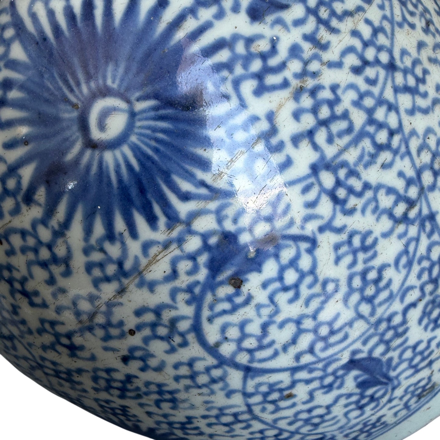 Antique 19th Century Chinese Art Porcelain Large Blue and White Ginger Jar