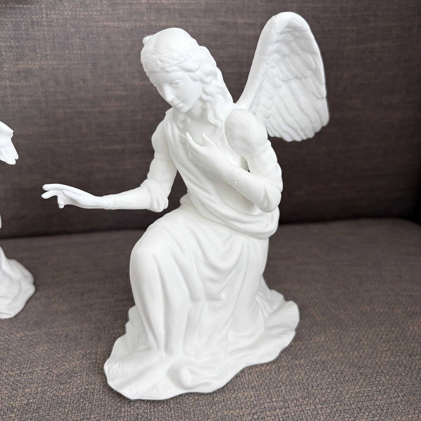 Lenox 1989 The Nativity Angels in Adoration Handcrafted Bone China Set of 3
