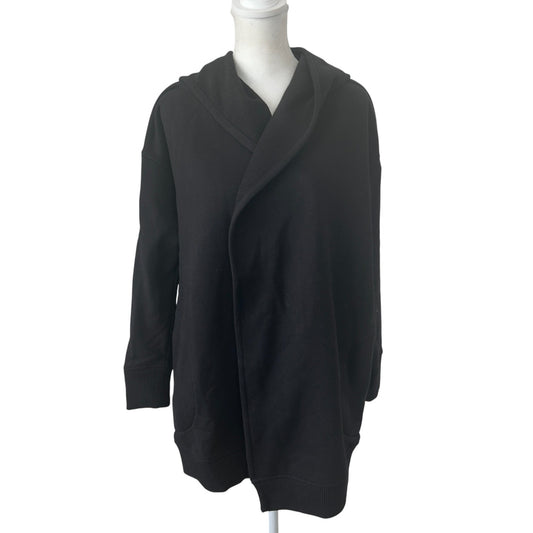 Athleta Black Hooded Prajna Wrap Womens Size XS Extra Small NEW WITH TAGS
