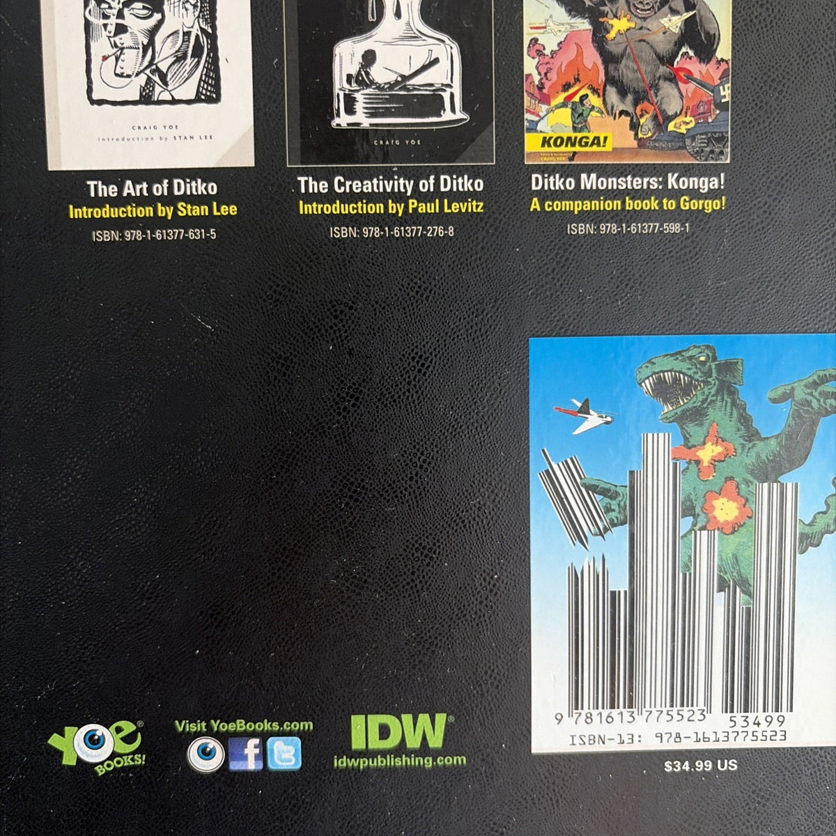 DITKO MONSTERS: GORGO Joe Gill & Craig Yoe - Hardcover IDW 2013 First Printing