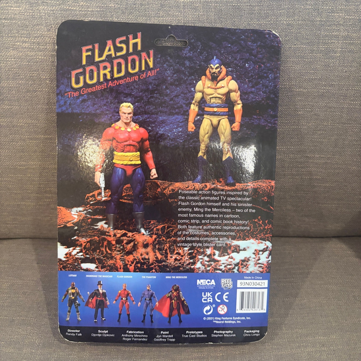 Flash Gordon The Greatest Adventure of All 8" Flash Gordon Action Figure NEW