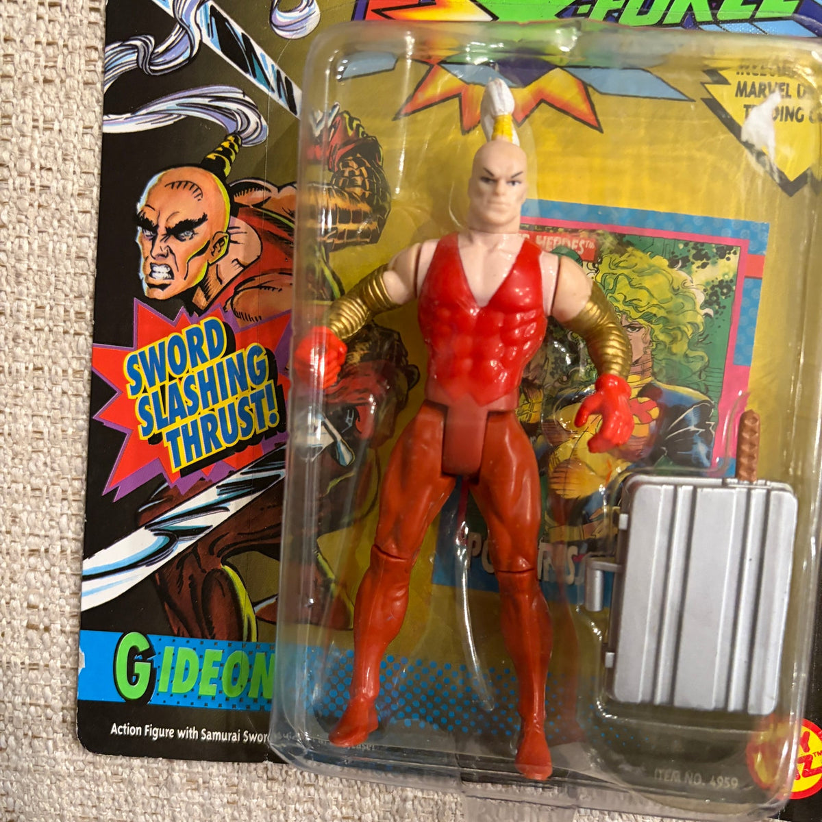 1992 Toy Biz Marvel The Uncanny X-Men X-Force Gideon Action Figure NEW