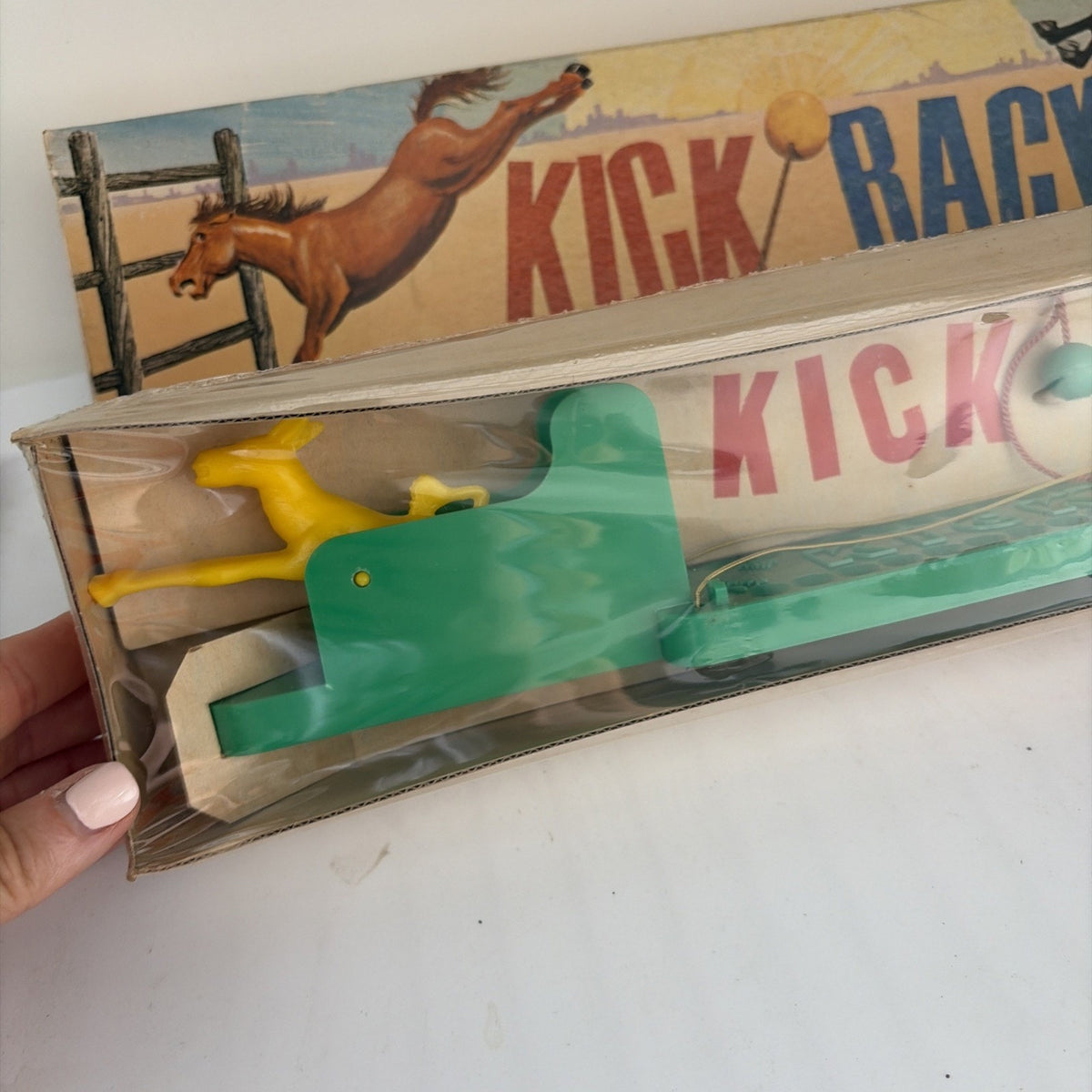 Vintage Schaper Kick Back Game of Action & Skill Sealed In Original Box 1965