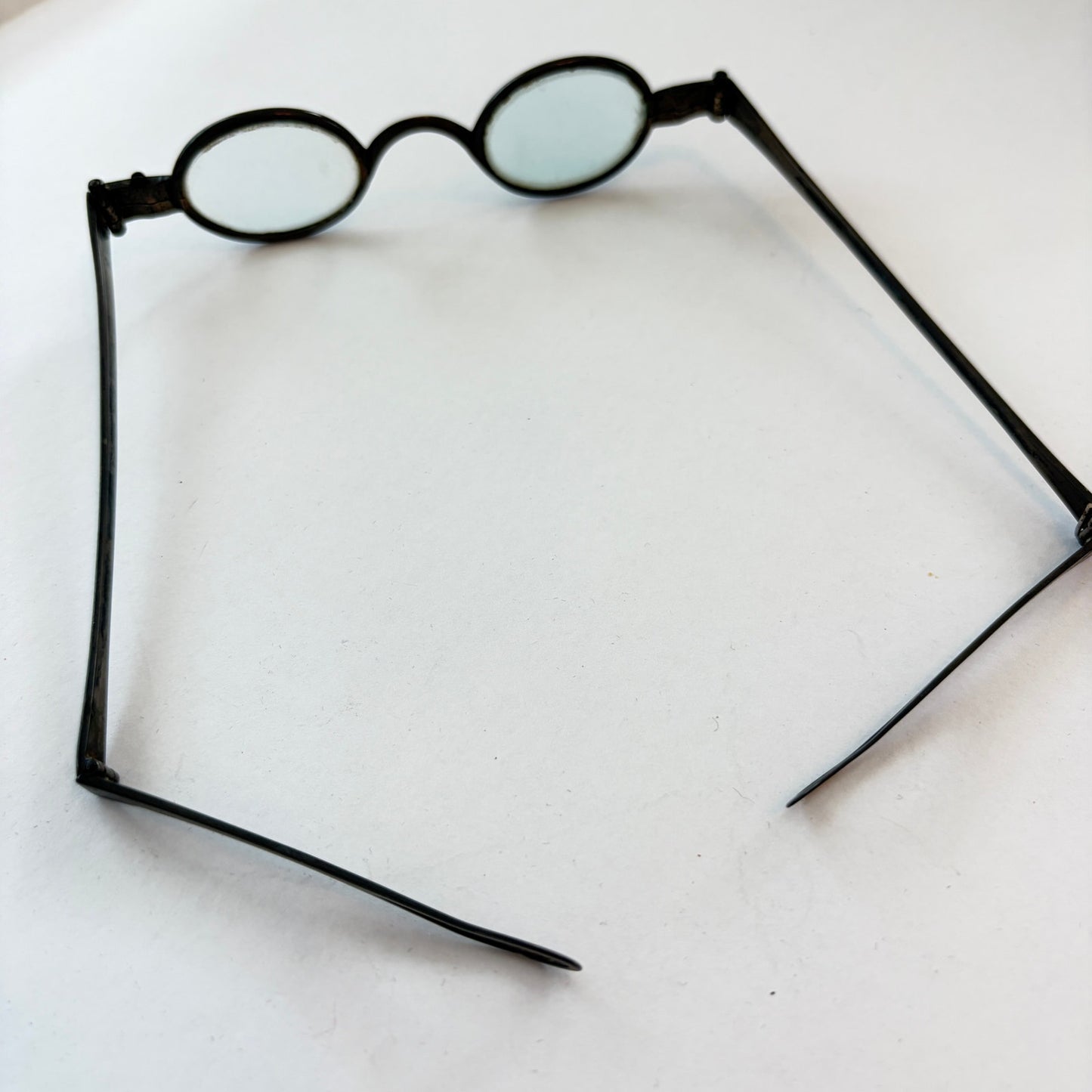 Antique 1800s Metal Folding Spectacles Glasses