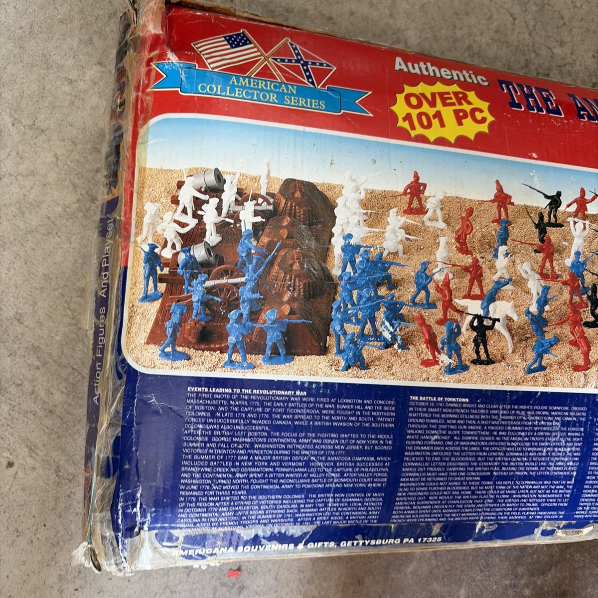 Vintage 1996 BMC Toys The American Revolution Battle Of Yorktown Playset Lot