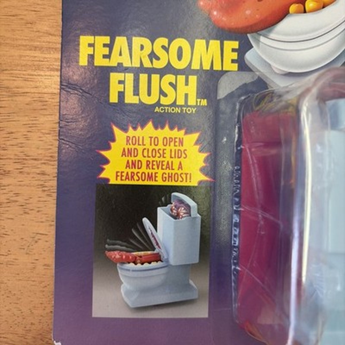 Real Ghostbusters FEARSOME FLUSH Vintage Kenner Toilet Ghost Action Figure