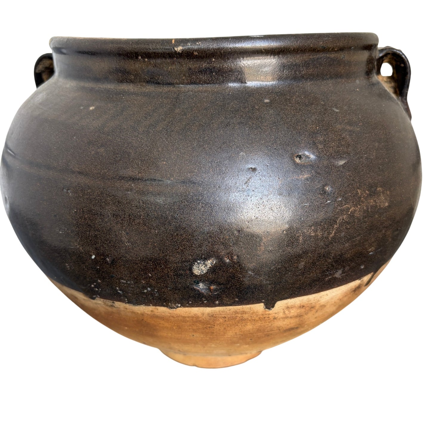 Antique Chinese Western Jin Dynasty Yue Ware Water Pot Large 10" x 13"