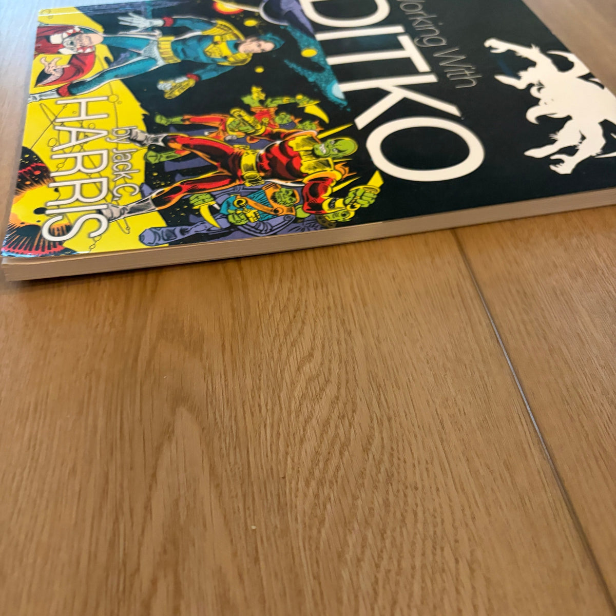 Working With Ditko Jack C. Harris Paperback Softcover Signed