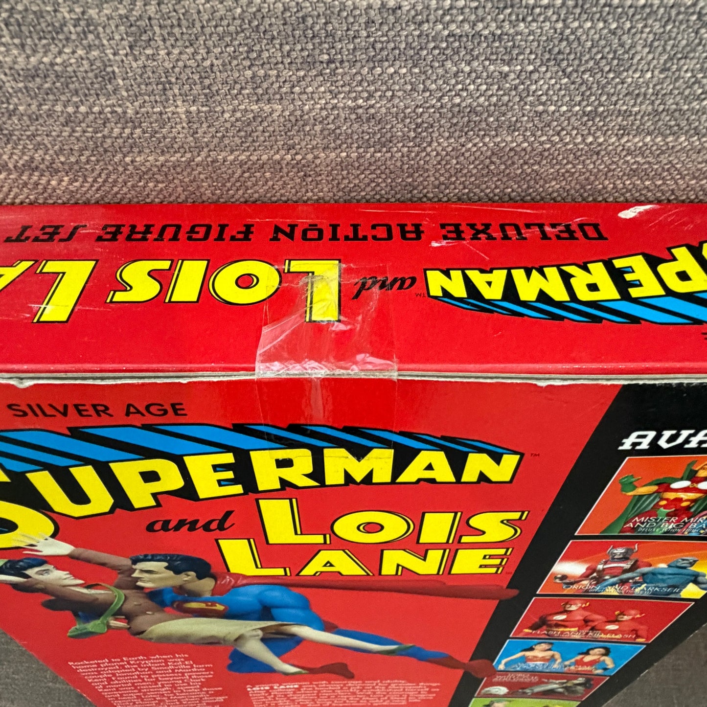 Classic Silver Age Superman and Lois Lane Deluxe Atcion Figure Set DC Comics NEW