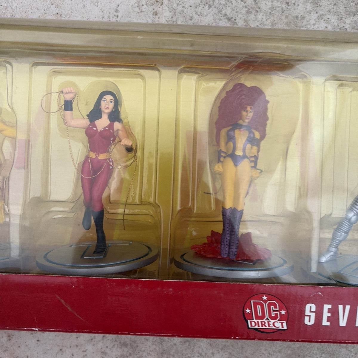 DC Direct The New Teen Titans Seven-Piece PVC Set NEW