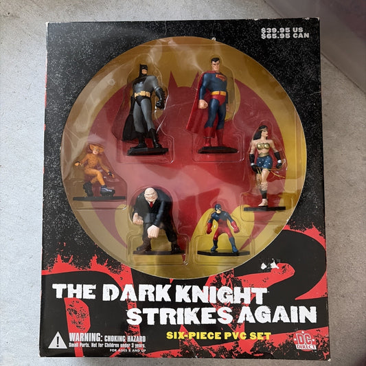 DC Direct The Dark Knight Strikes Again Six-Piece PVC Figure Set Superman NEW