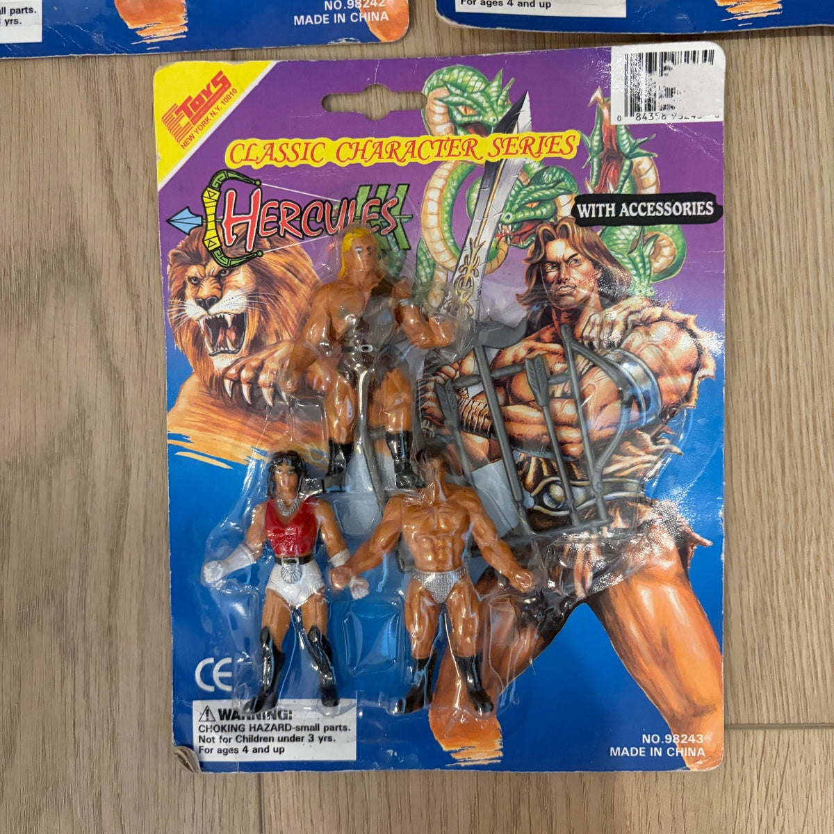 EToys Classic Character Series Hercules With Accessories LOT of 3