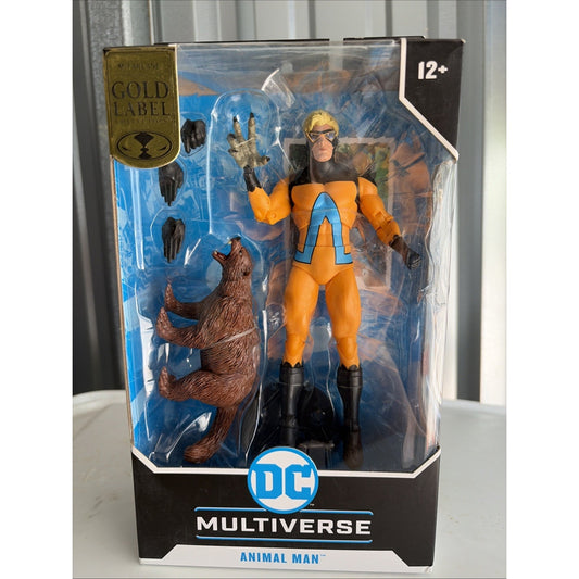 McFarlane DC Multiverse Gold Label Animal Man Exclusive Brand New In Box