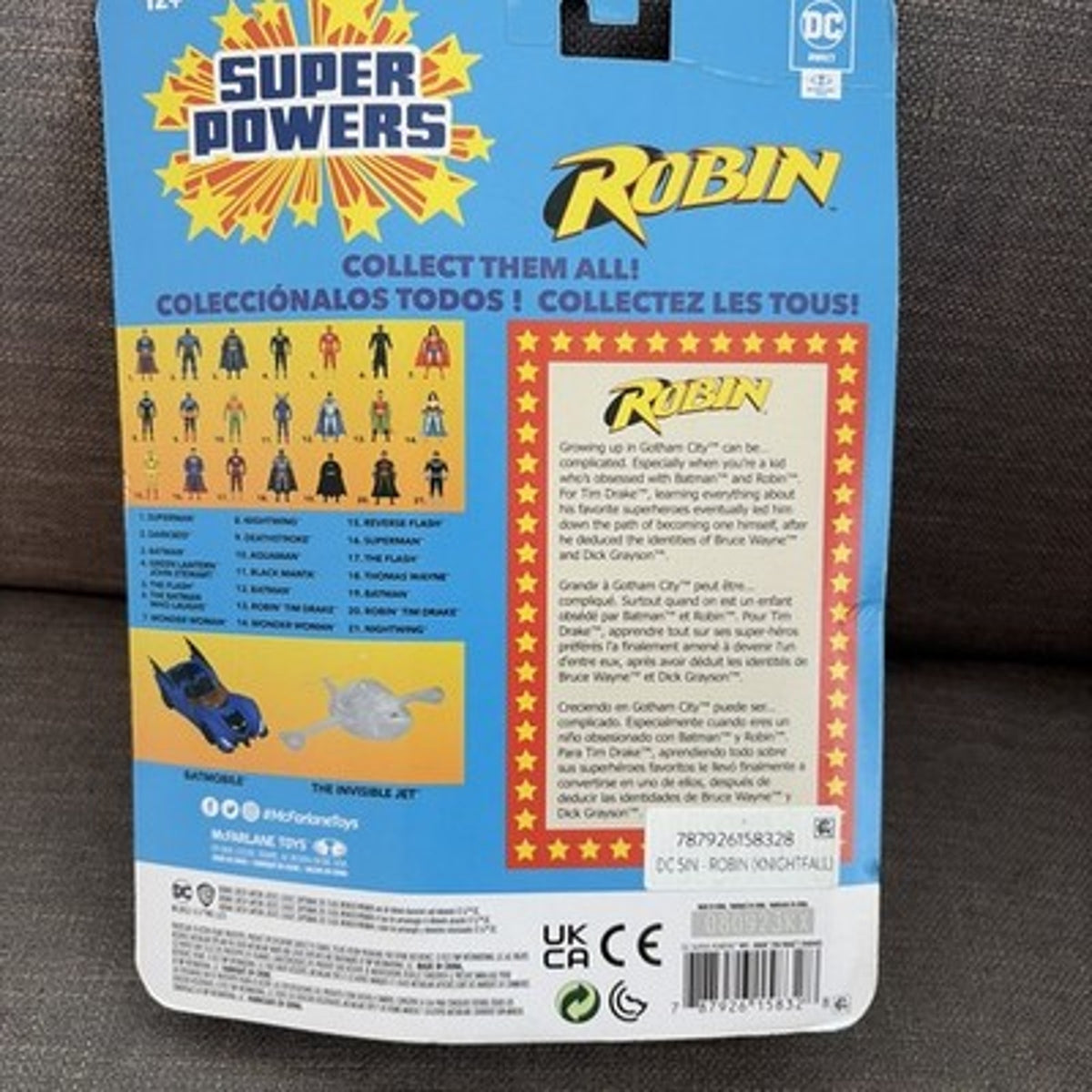 MCFARLANE TOYS DC SUPER POWERS ROBIN DRAKE BLACK CAPE VARIANT WAVE 4