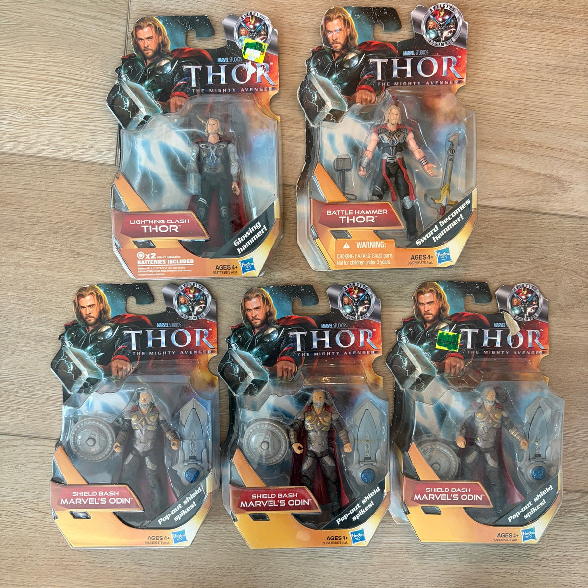 Marvel Studios Thor The Mighty Avenger Lot of 5 NIB Action Figures 2010