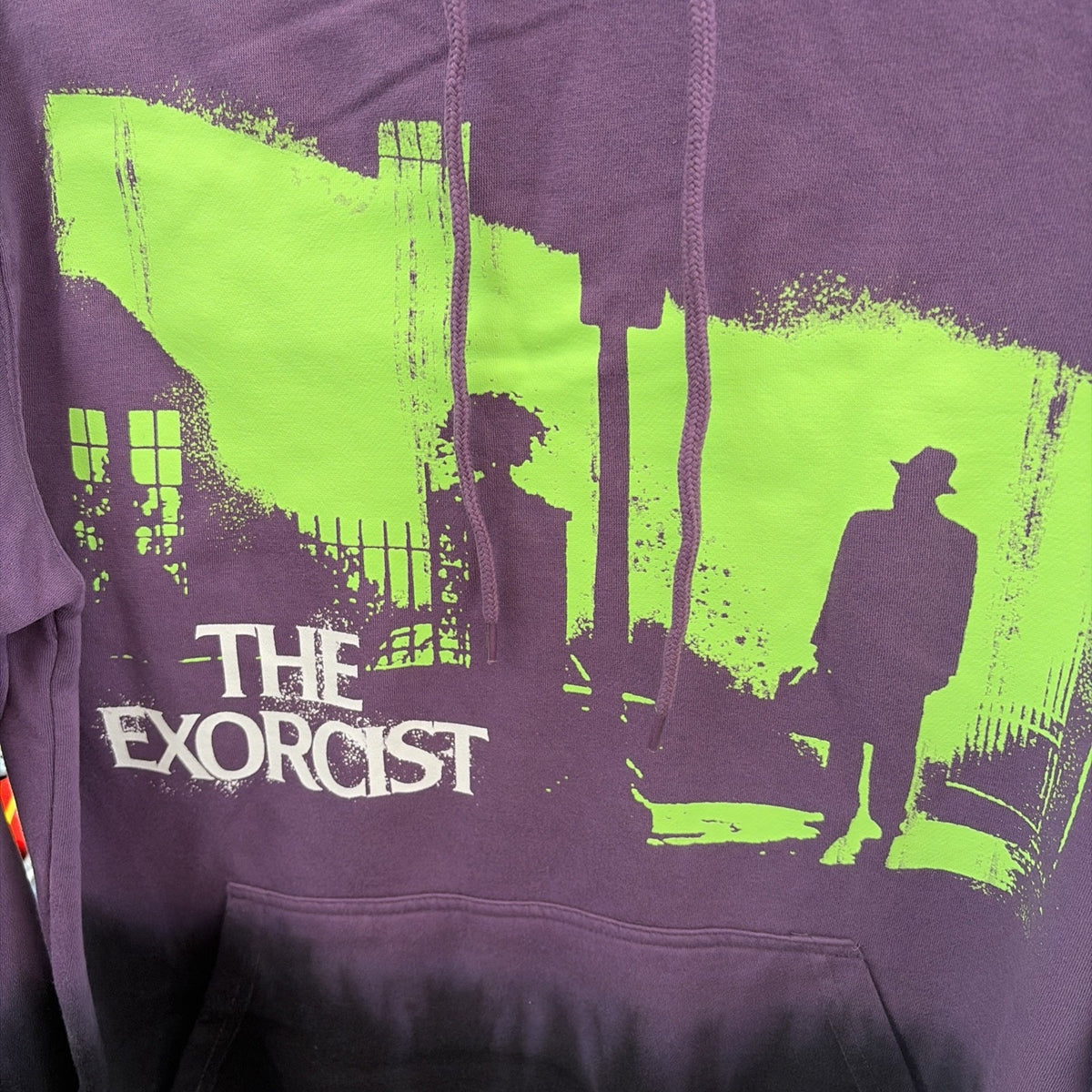 The Exorcist Hoodie Purple Pullover Sweatshirt Men’s Size Small 34/36 NEW