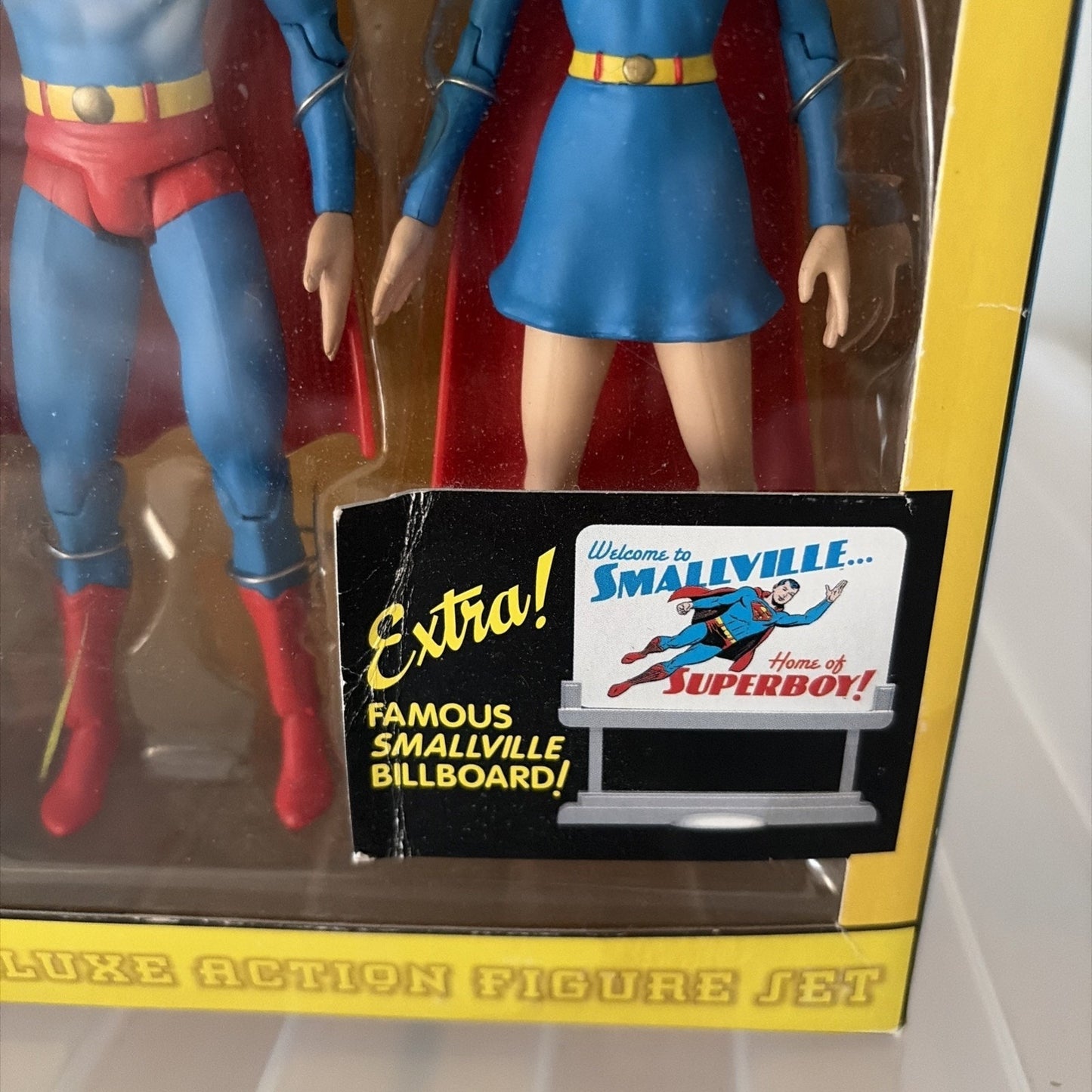 Superboy And Supergirl Krypto Streaky DC Direct Classic Silver Age Figure Set