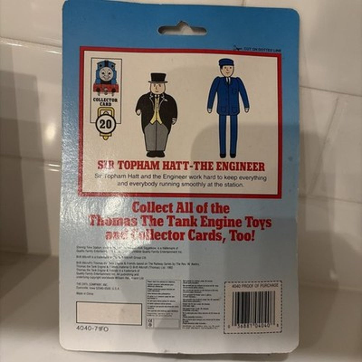 Ertl Thomas The Tank Engine & Friends Shining Time Station Sir Topham Hat NEW