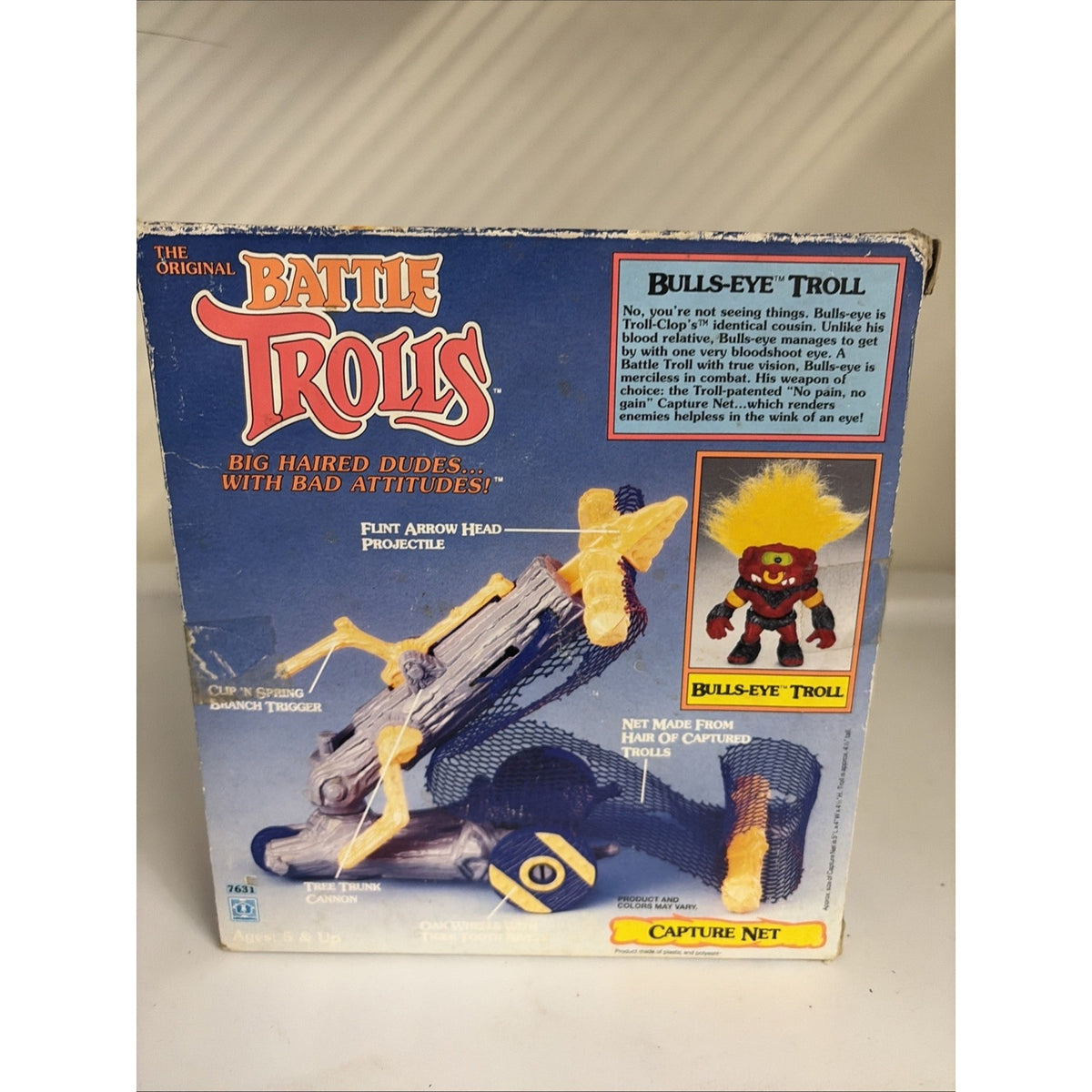 Hasbro Battle Trolls Capture Net With Bullseye Troll New In Open Box 1992