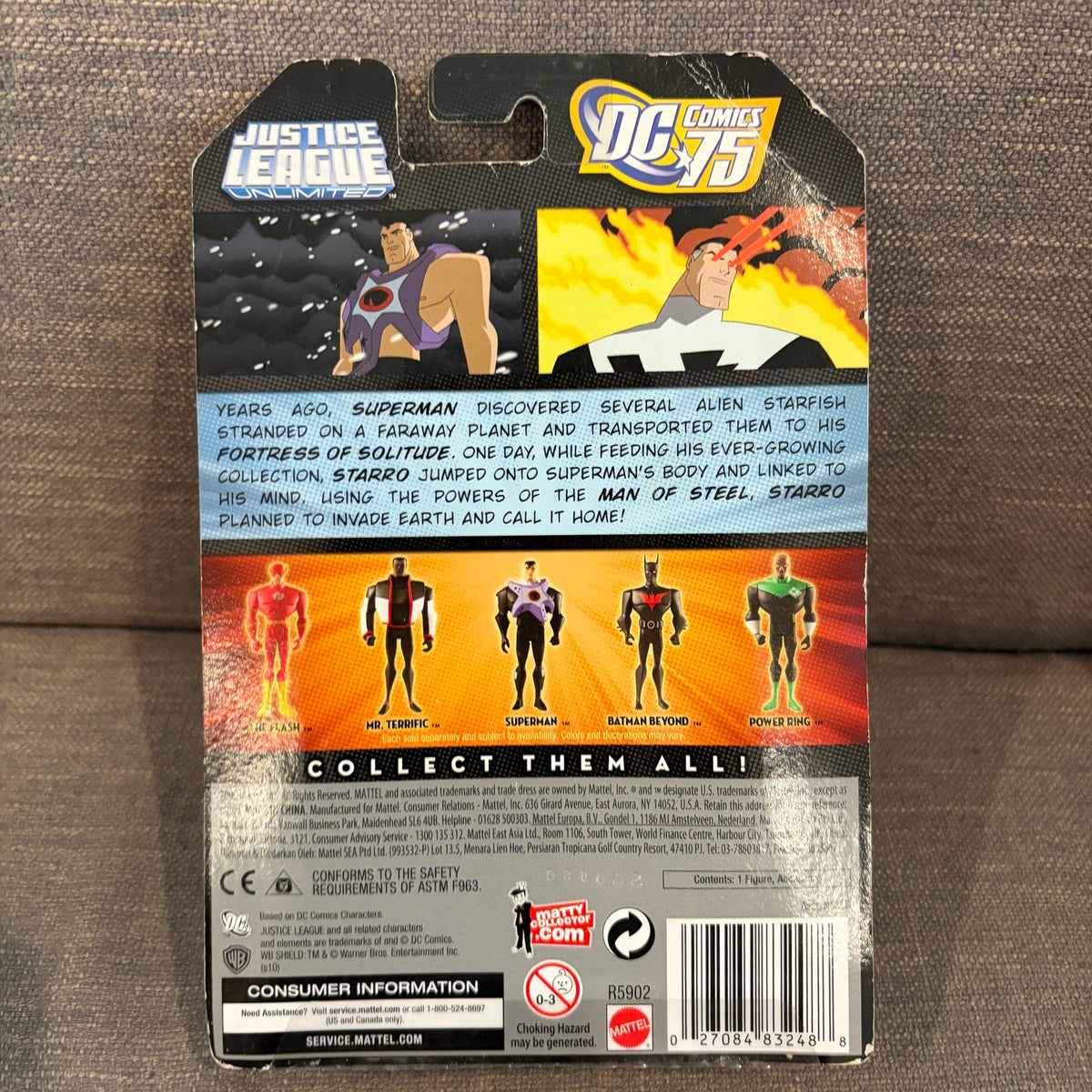 DC Universe Justice League Unlimited Superman Fan Collection 4” Figure