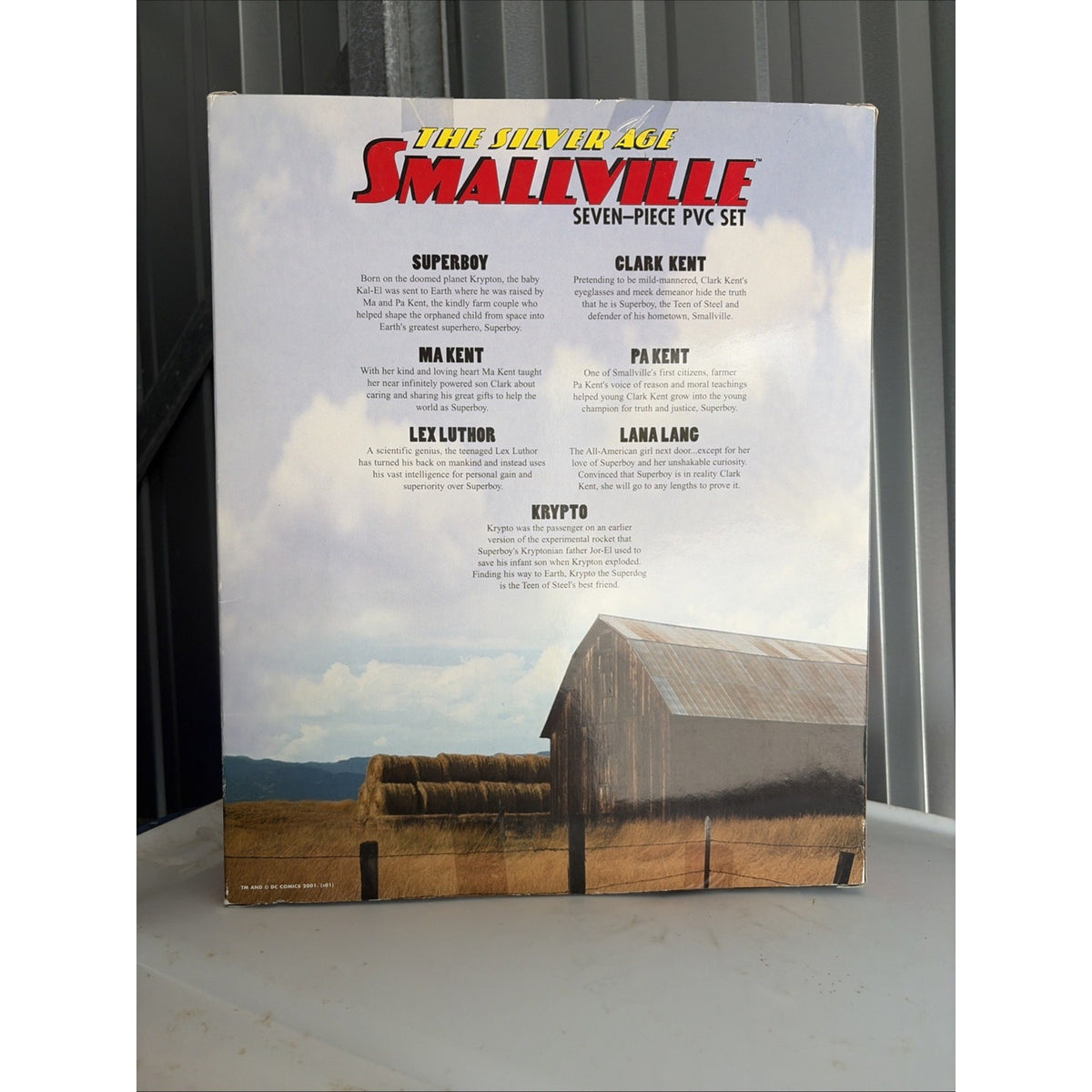 The Silver Age Smallville 7 Piece PVC Set DC Direct NEW