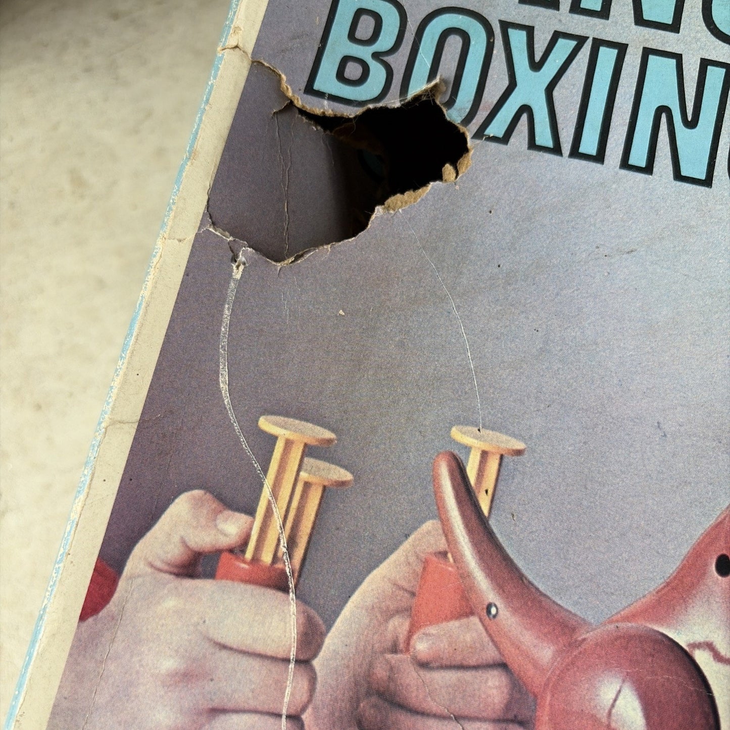 SEARS BIG TOY BOX KANGAROO boxing game 1960S RARE rock em sock em robots JAPAN