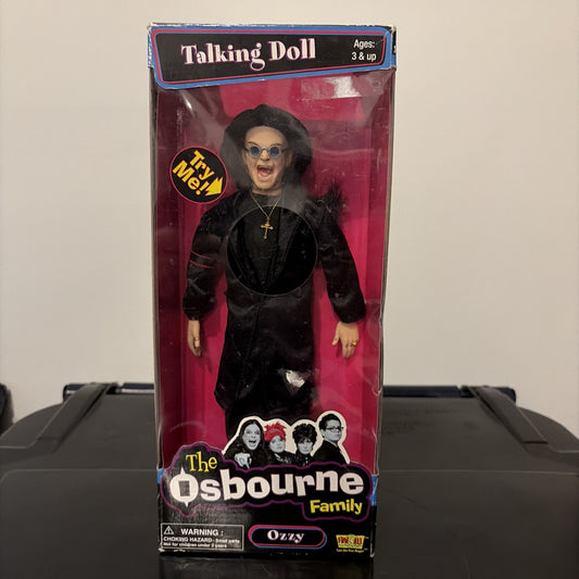 Ozzy Osbourne Talking Doll Vintage 2002 Never Opened WILL NEED BATTERY