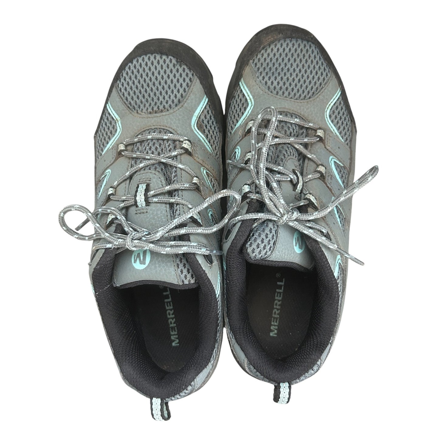 Merrell Gray / Teal / Black Sneakers Mens Size 5.5