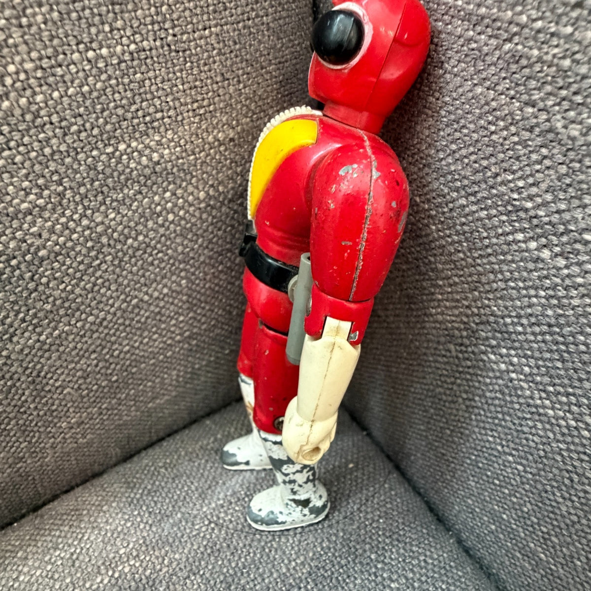 Vintage Popy Chogokin Secret Sentai Goranger Red Ranger Die-Cast 5" Tall