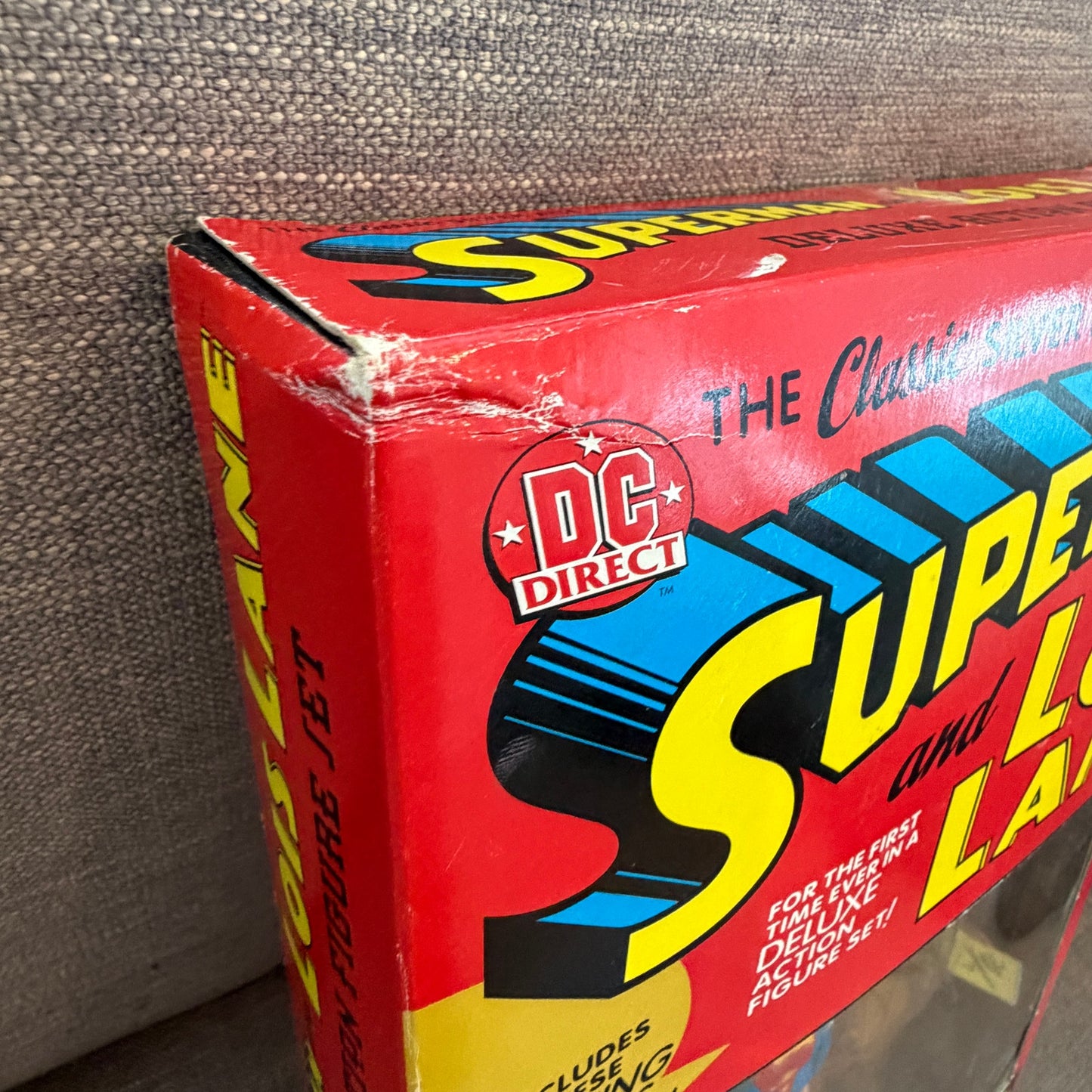 Classic Silver Age Superman and Lois Lane Deluxe Atcion Figure Set DC Comics NEW